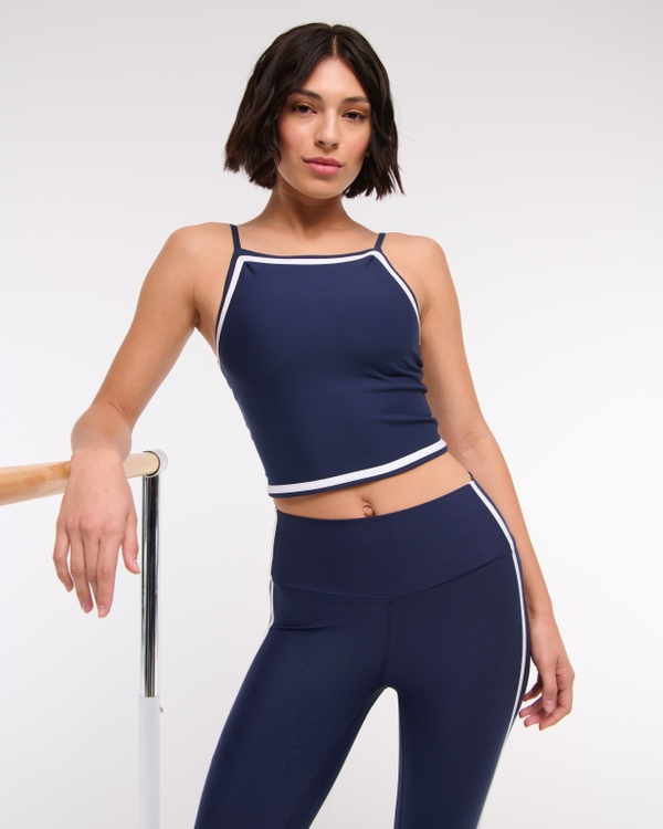 YPB sculptLUX Apron Tank, Navy view 1
