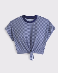 YPB Featherweight Tie-Front Tee