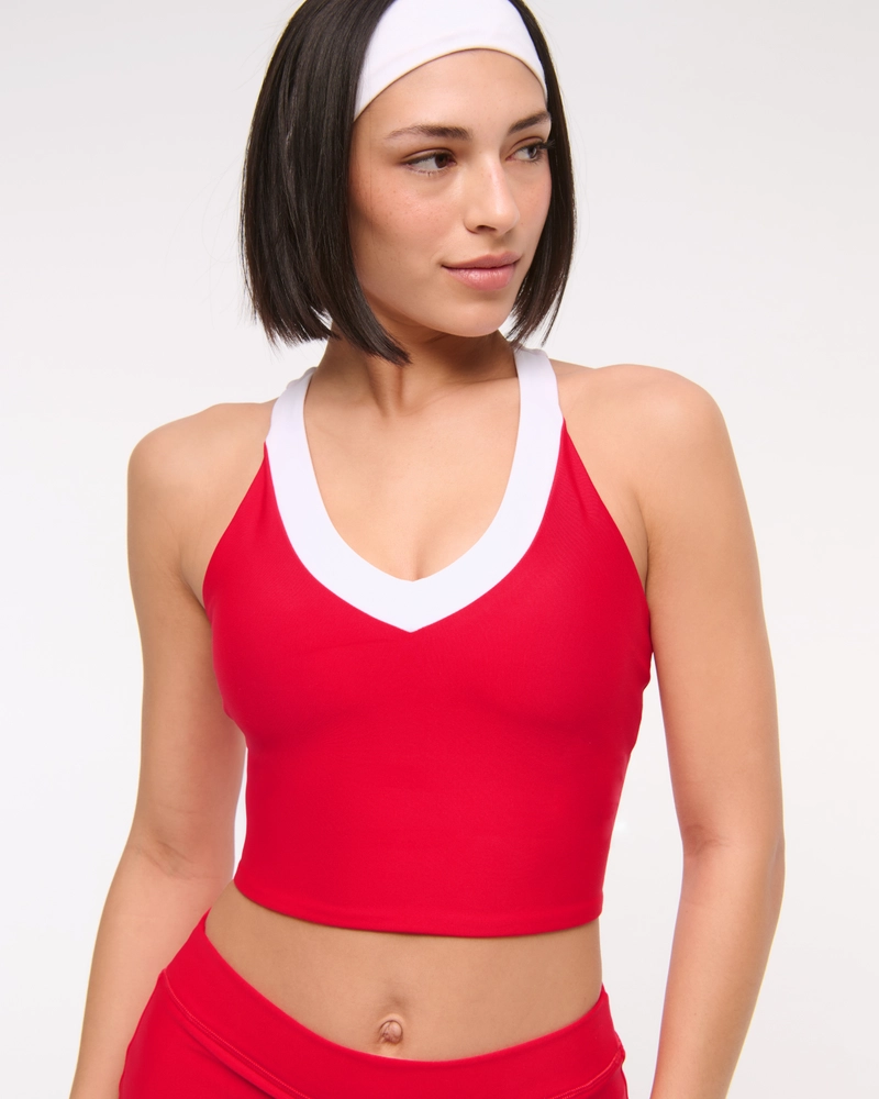 YPB sculptLUX Racerback V-Neck Tank