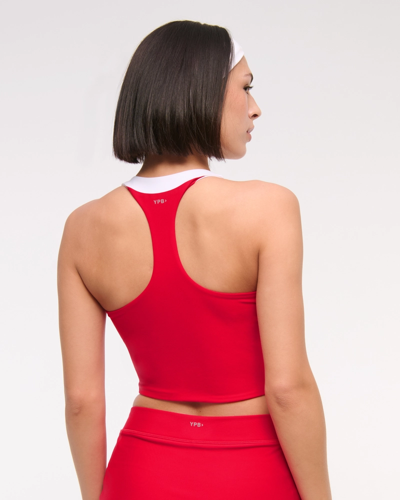 YPB sculptLUX Racerback V-Neck Tank