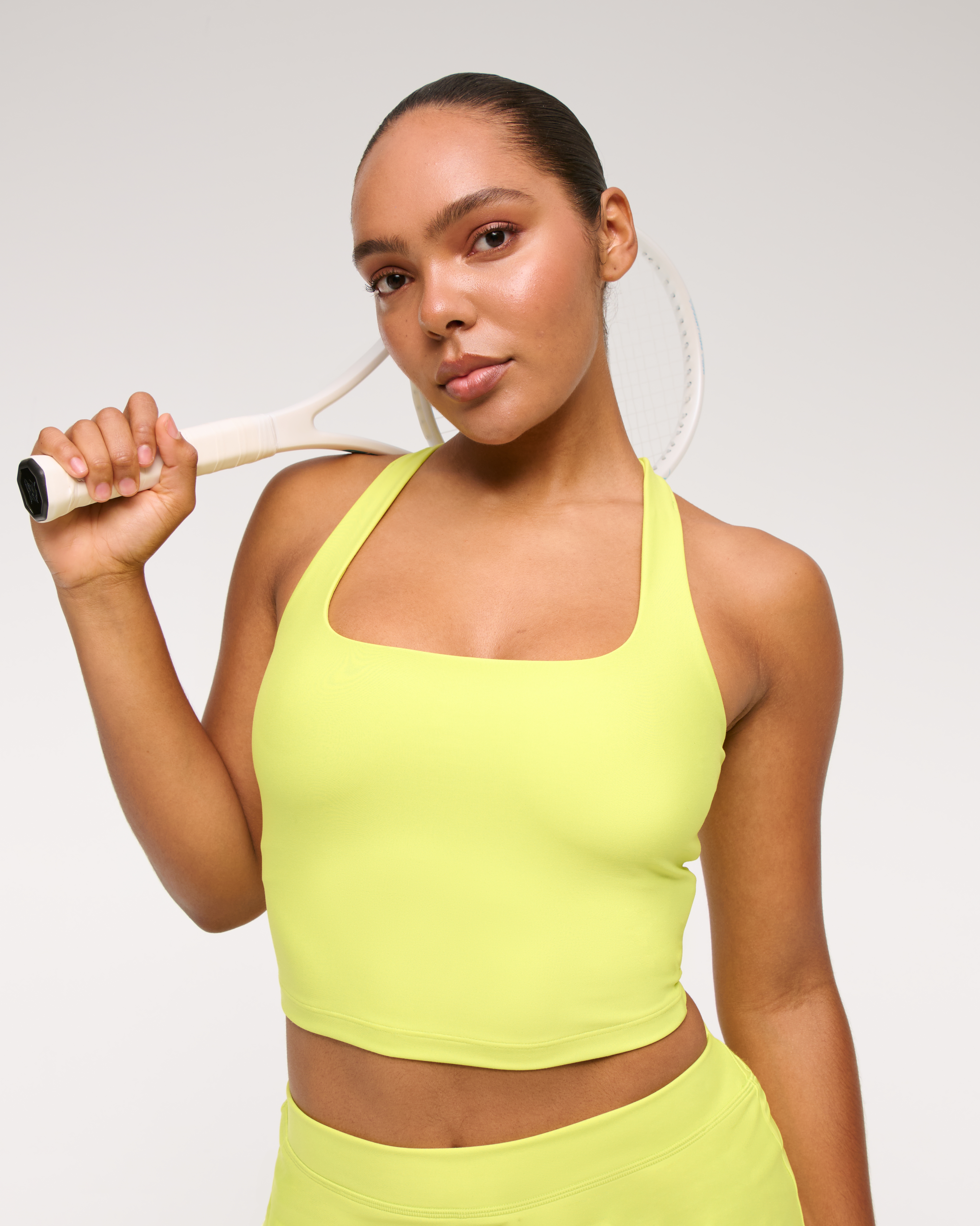 Abercrombie & Fitch Ypb Sculptlux Strappy-back Tank