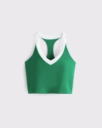 YPB sculptLUX Racerback V-Neck Tank