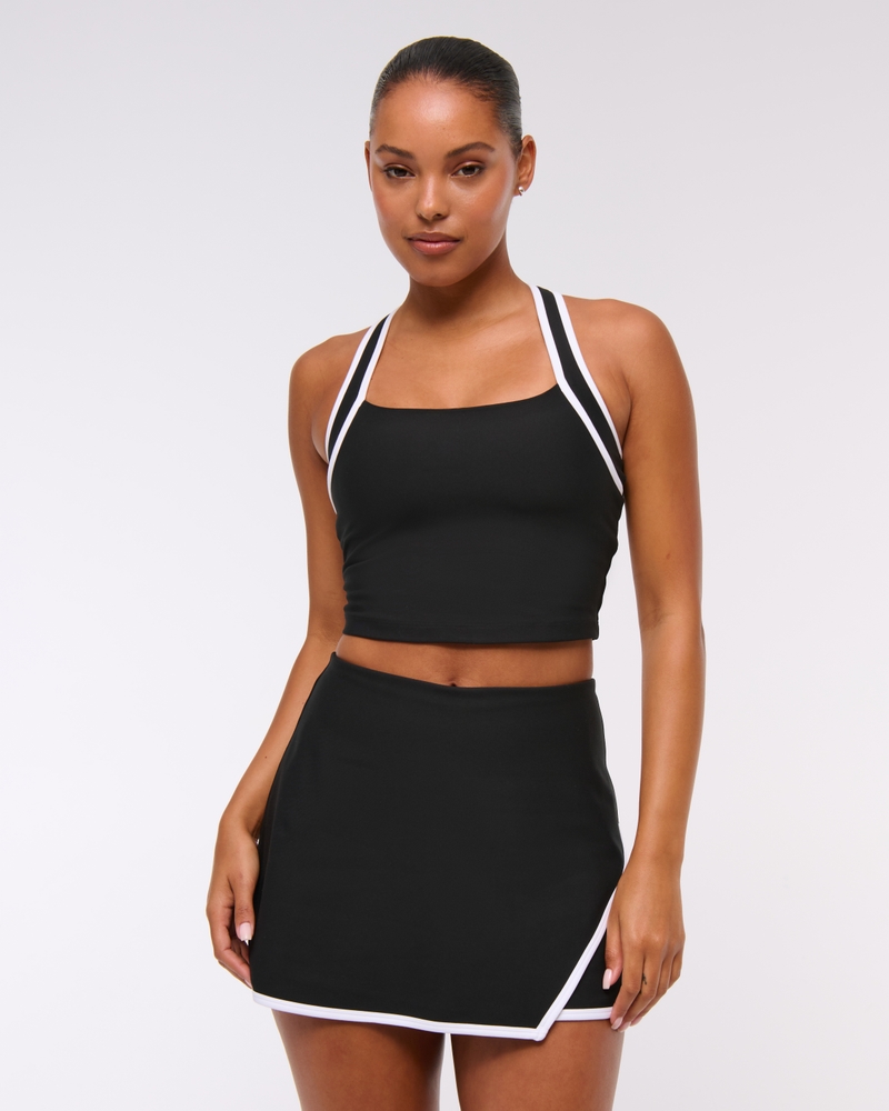 YPB Active Featherweight Tie-Front Tee