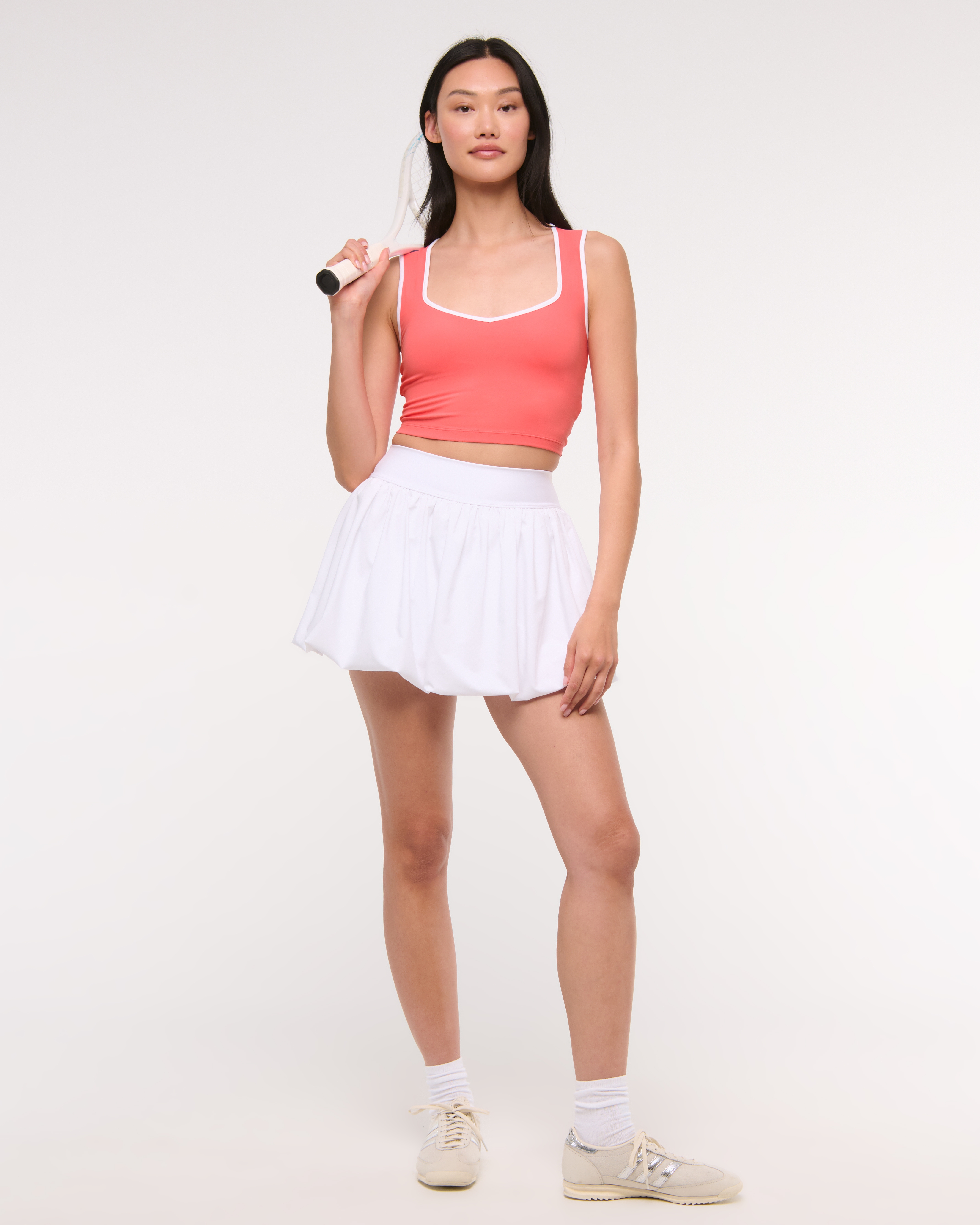 Abercrombie & Fitch Ypb Studioflex Portrait Tank In Pink