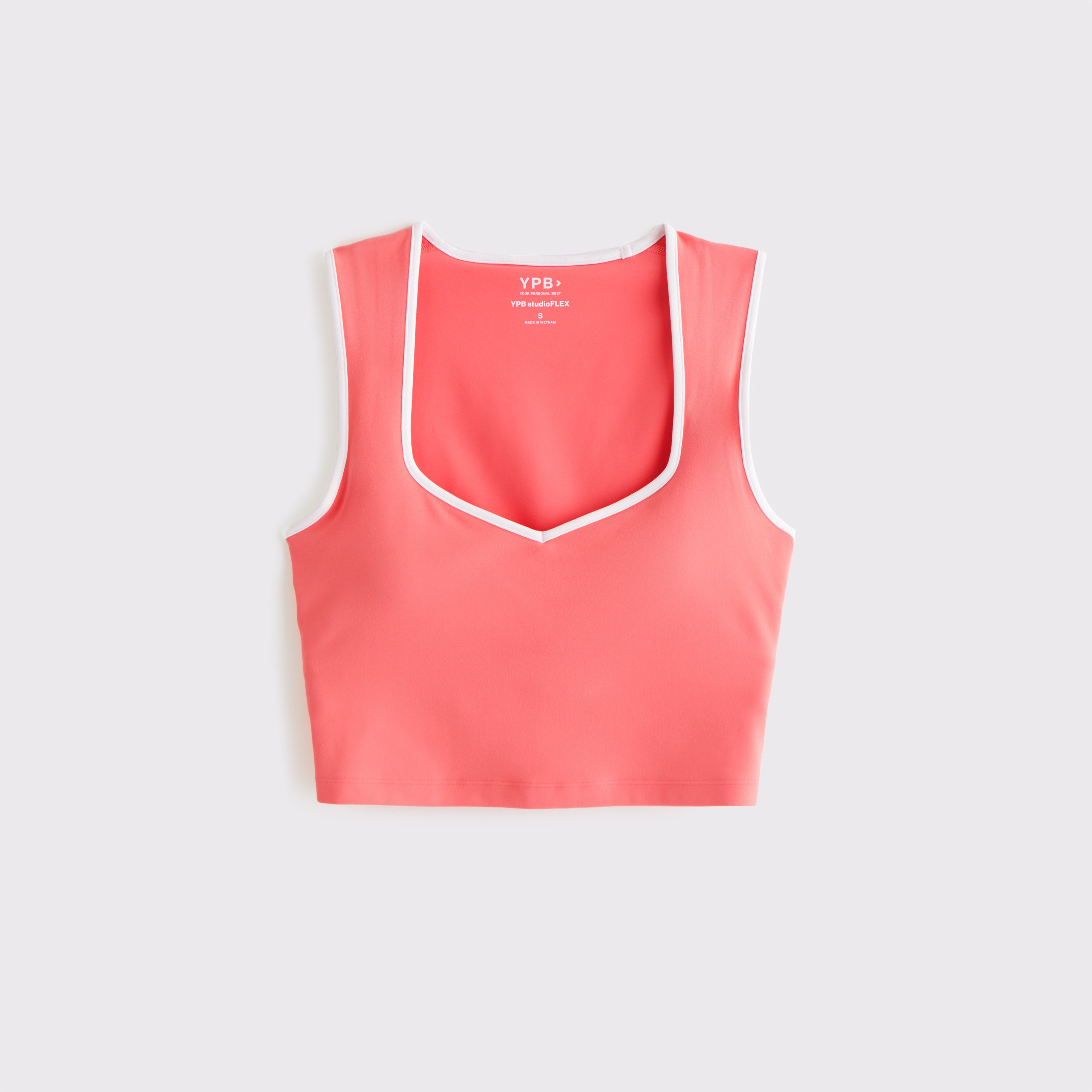 Abercrombie & Fitch Ypb Studioflex Portrait Tank In Pink
