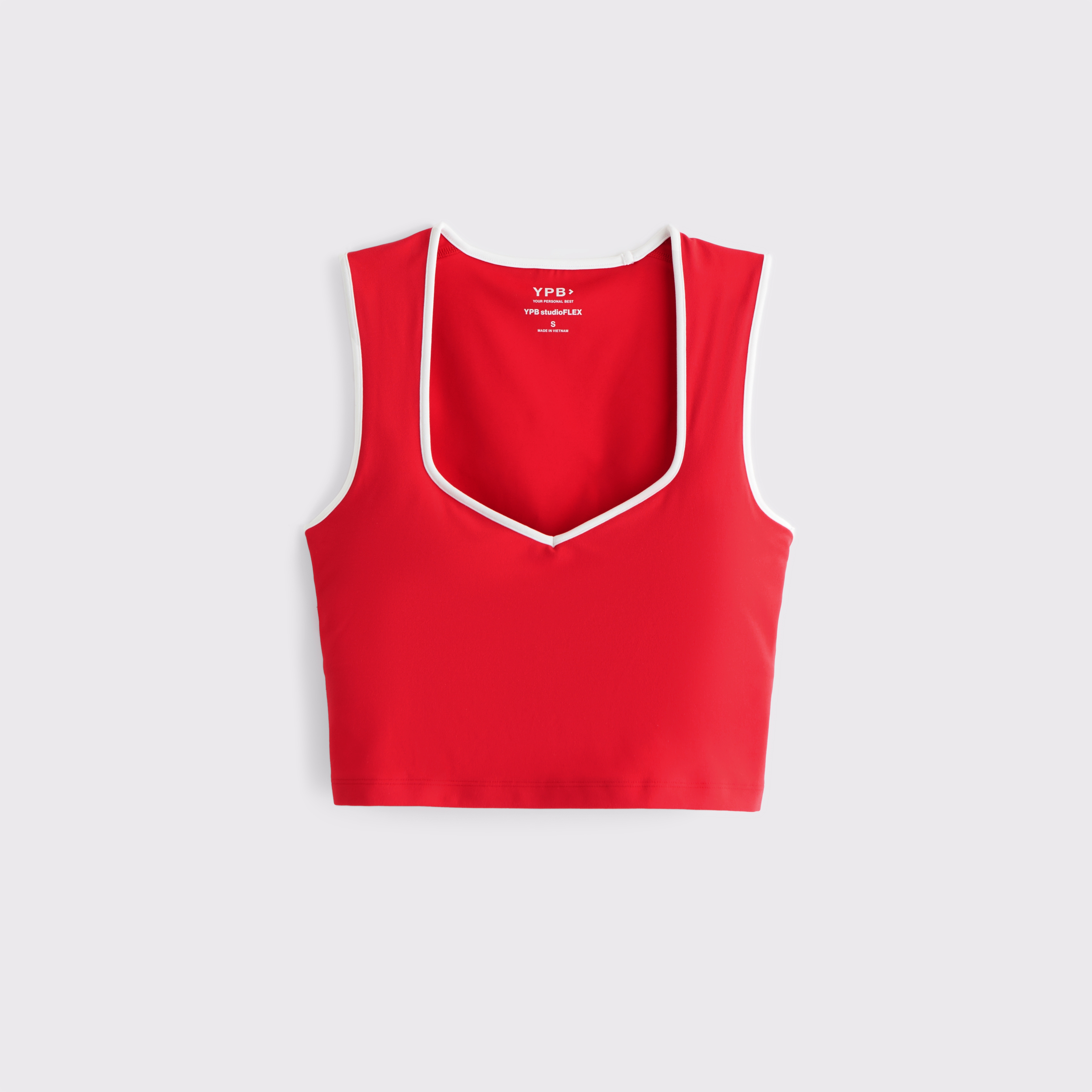 Abercrombie & Fitch Ypb Studioflex Portrait Tank In Red