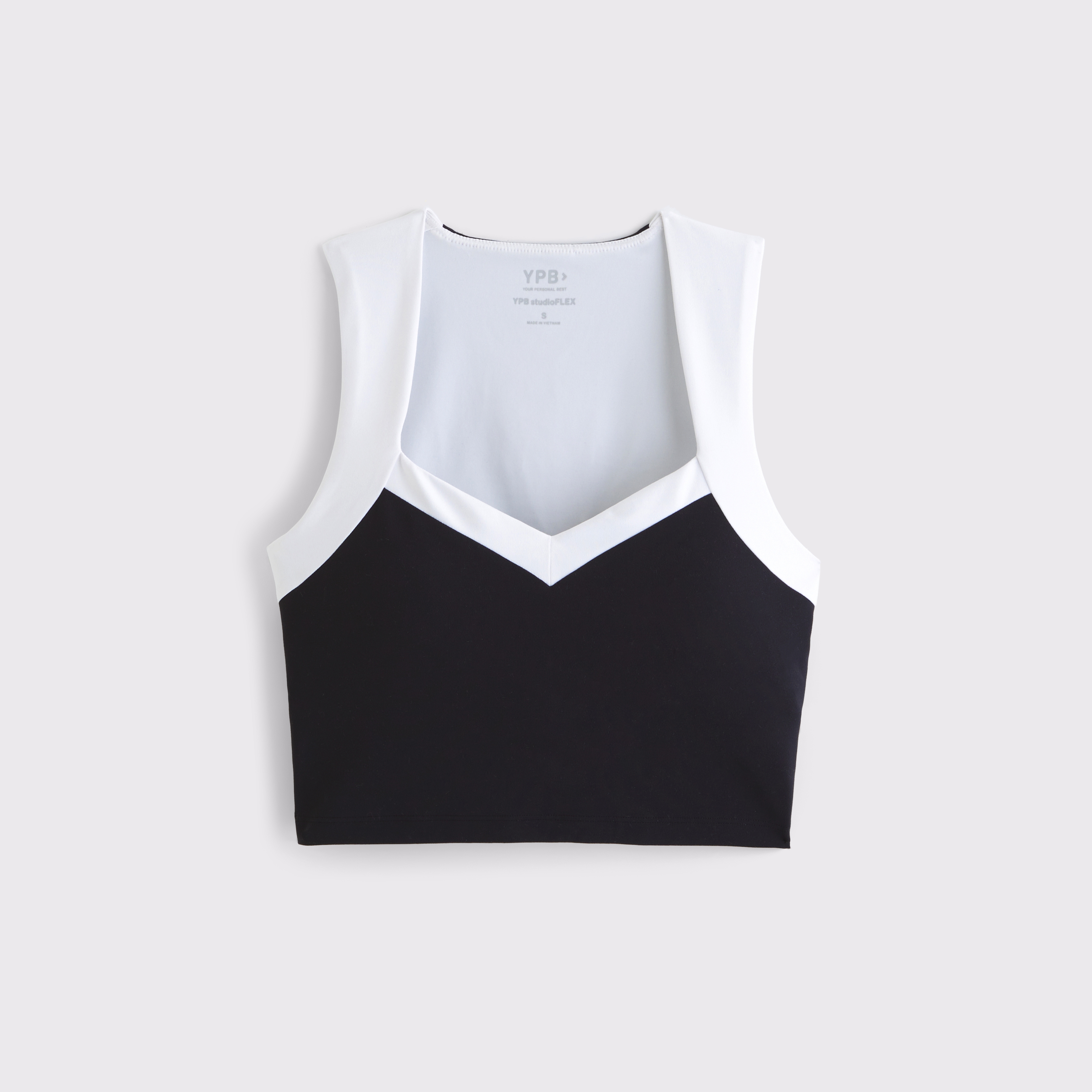 Abercrombie & Fitch Ypb Studioflex Portrait Tank In Black
