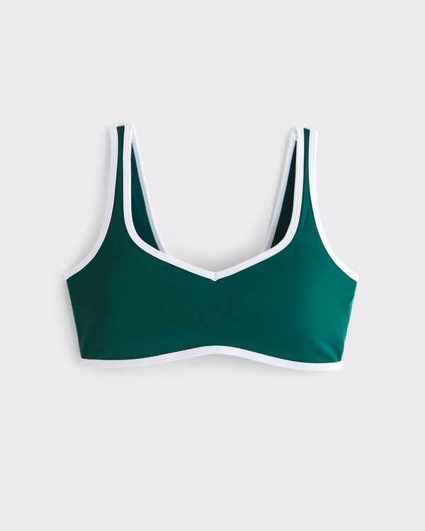 YPB studioFLEX Sports Bra, Green view 1