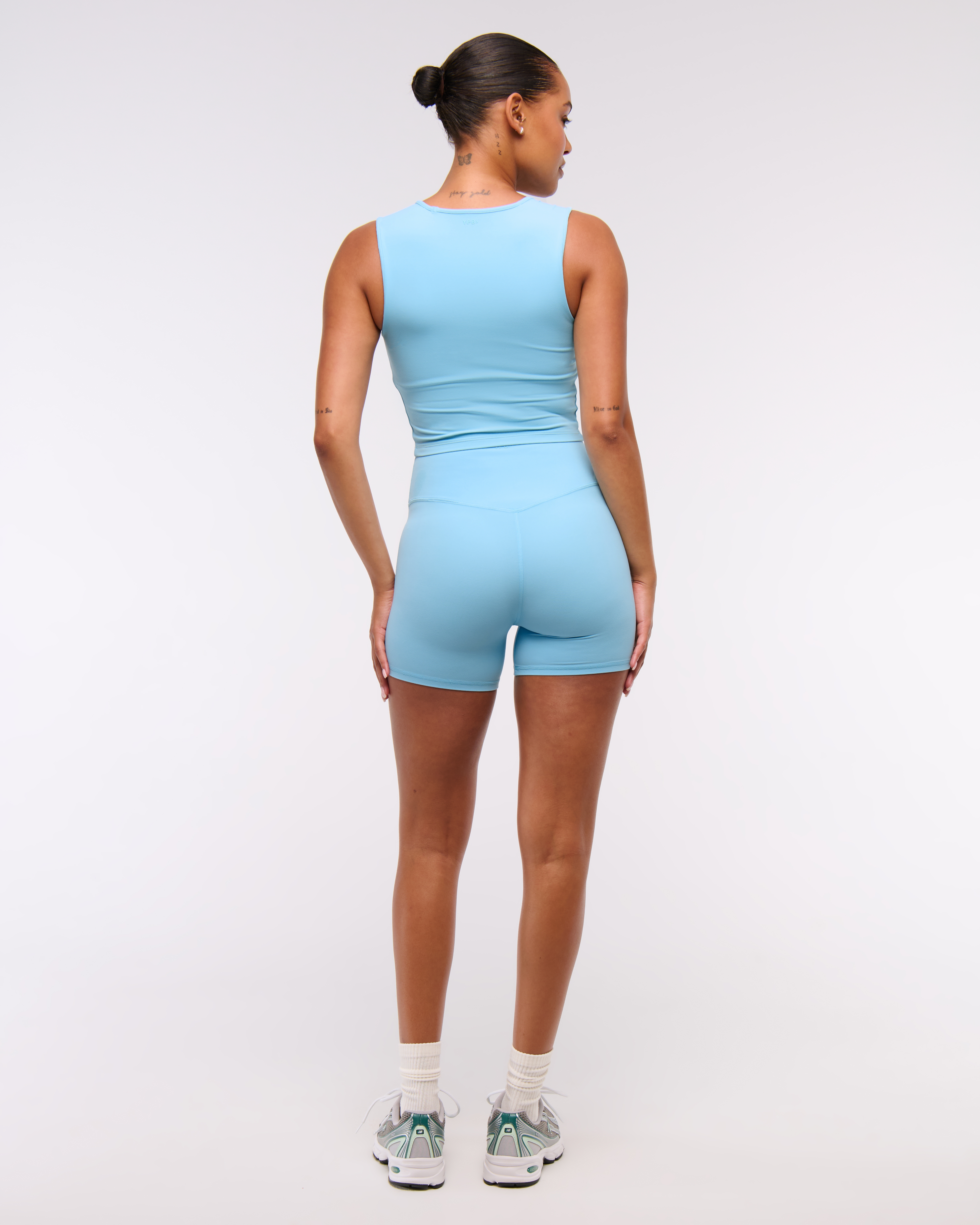 Abercrombie & Fitch Ypb Studioflex Portrait Tank In Blue