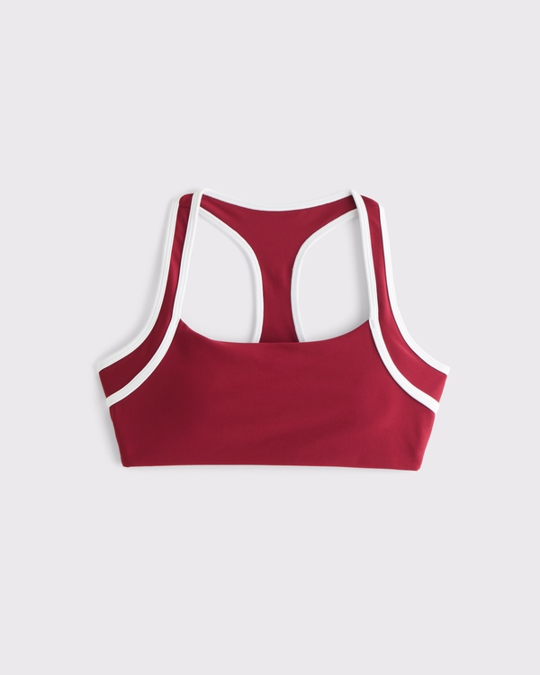 YPB sculptLUX Sports Bra, Rich Red view 1