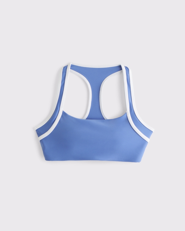 YPB sculptLUX Sports Bra, Dark Periwinkle view 1