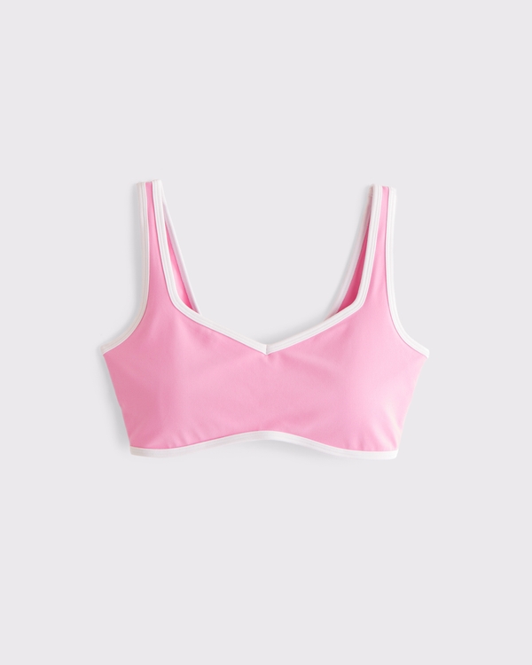 YPB studioFLEX Sports Bra, Medium Pink view 1