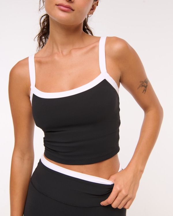 YPB studioFLEX Cami Tank, Black view 2