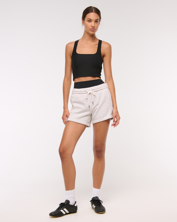 YPB sculptLUX Strappy-Back Tank, Black view 2