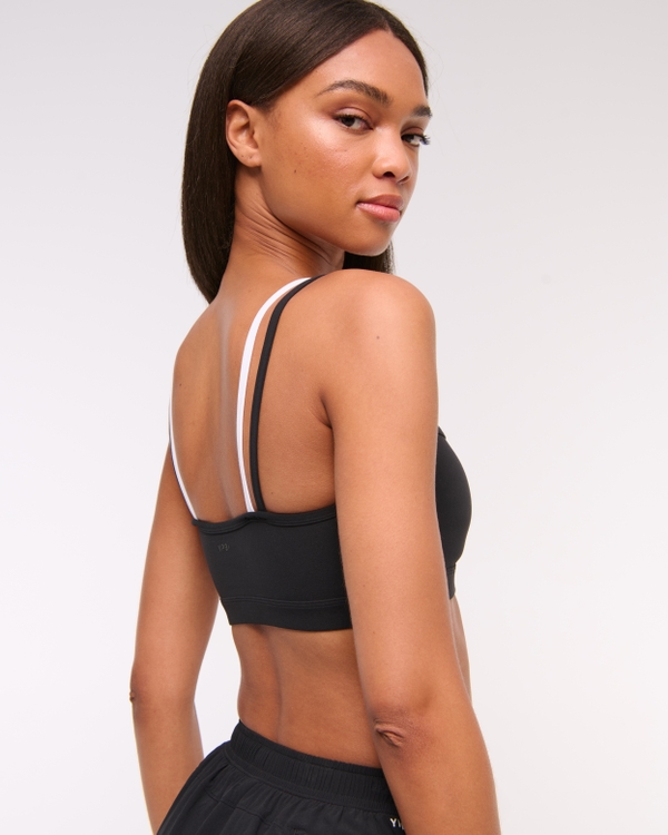 YPB studioFLEX Double-Layered Sports Bra, Black view 2