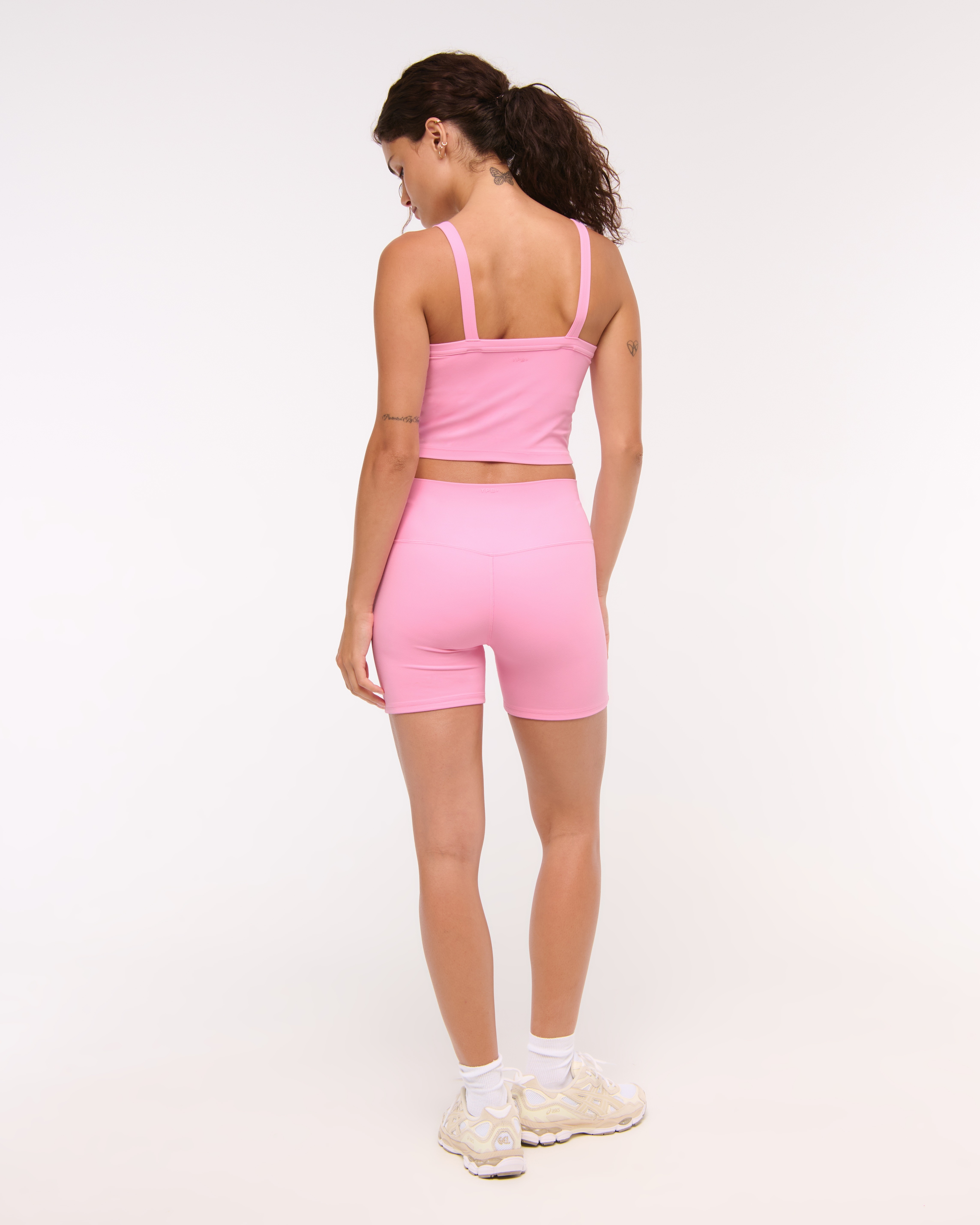 Abercrombie & Fitch Ypb Studioflex Cami Tank In Pink