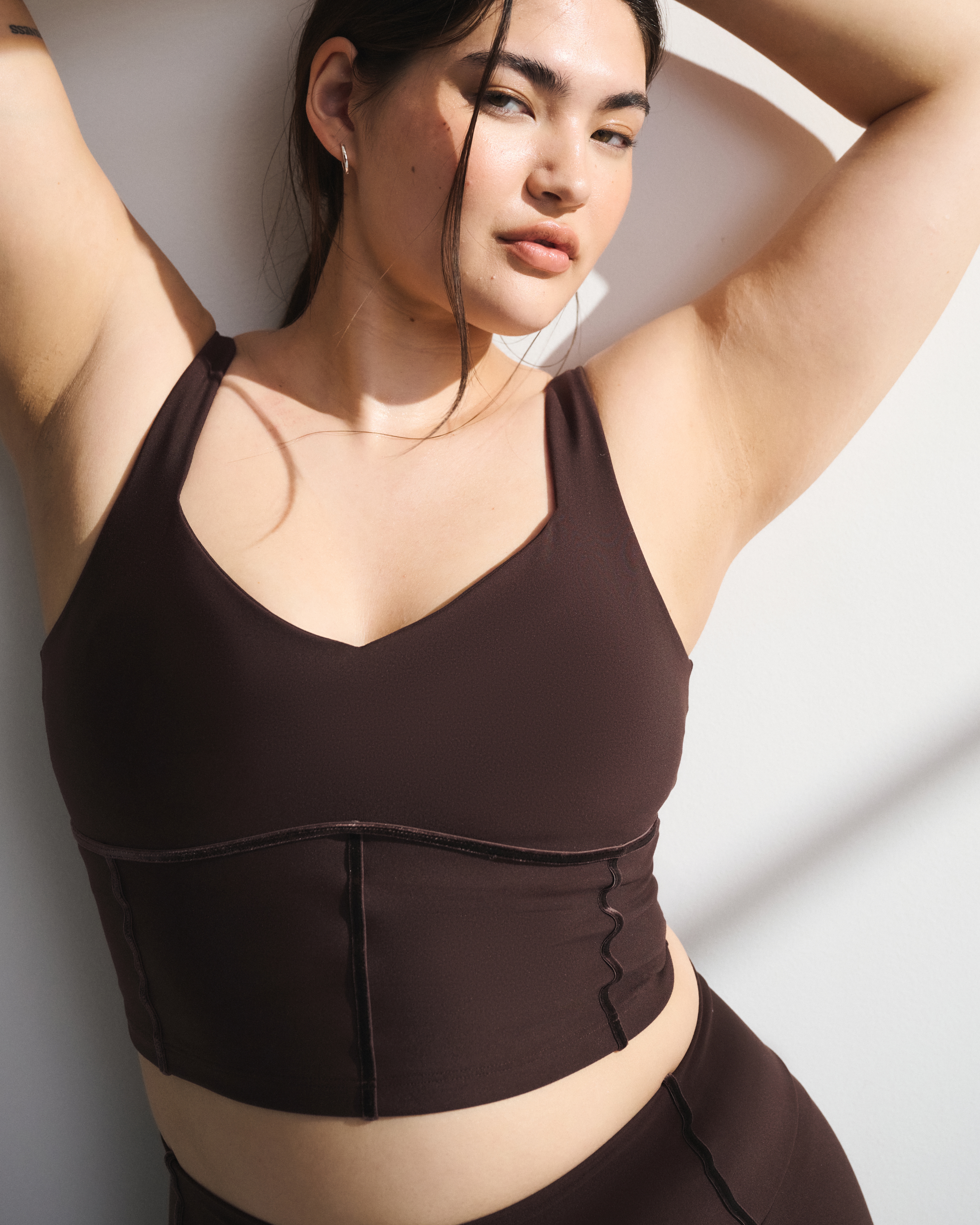 Abercrombie & Fitch Ypb Sculptlux Sweetheart Tank