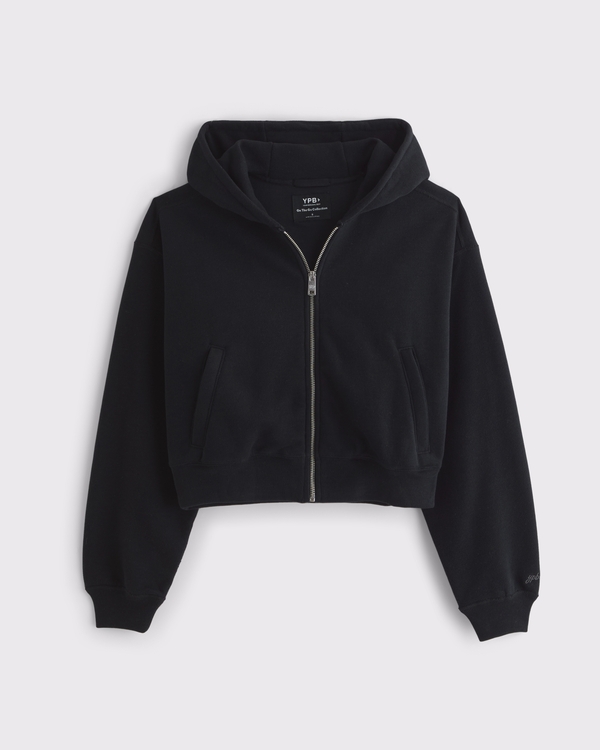 YPB On The Go French Terry Full-Zip, Black view 1