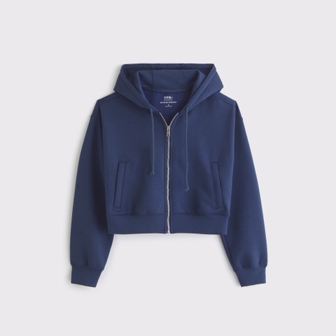 Женская флисовая куртка Abercrombie & Fitch YPB neoKNIT On The Go на молнии