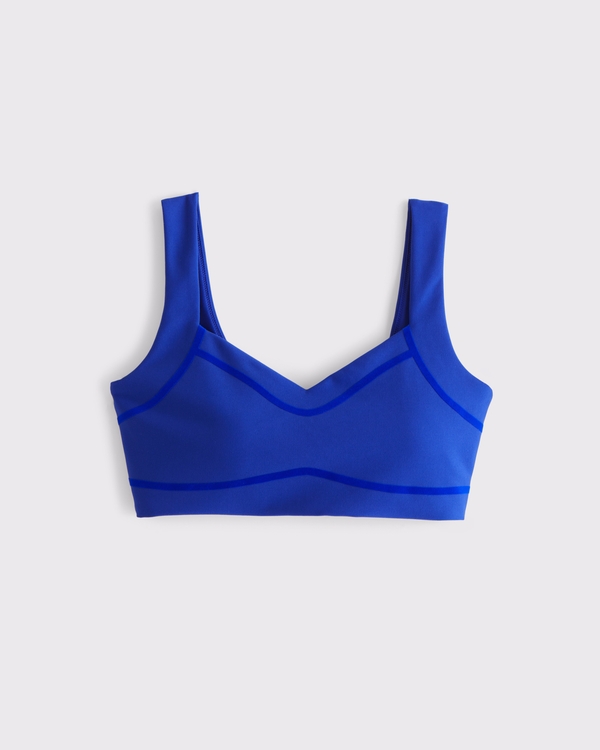 YPB sculptLUX Sweetheart Sports Bra, Rich Blue view 2