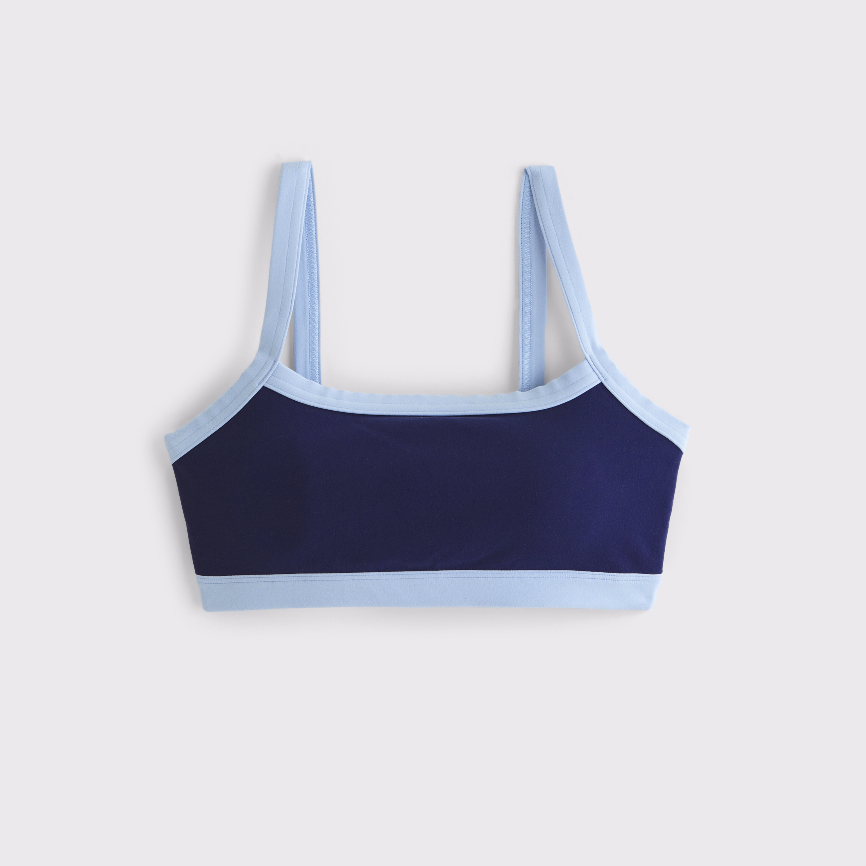 Abercrombie & Fitch Ypb Studioflex Cami Sports Bra In Blue