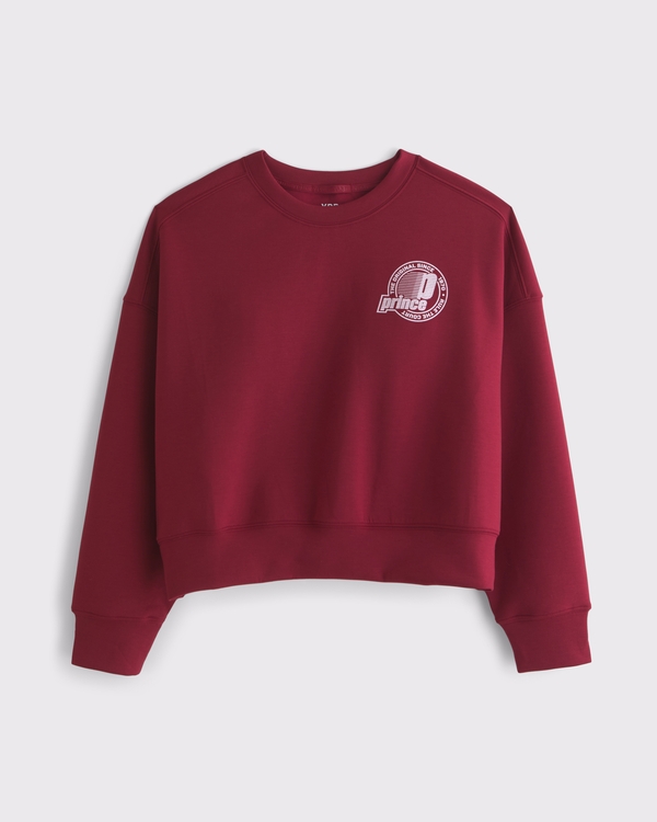 YPB neoKNIT On The Go Prince Tennis Crew, Red view 1
