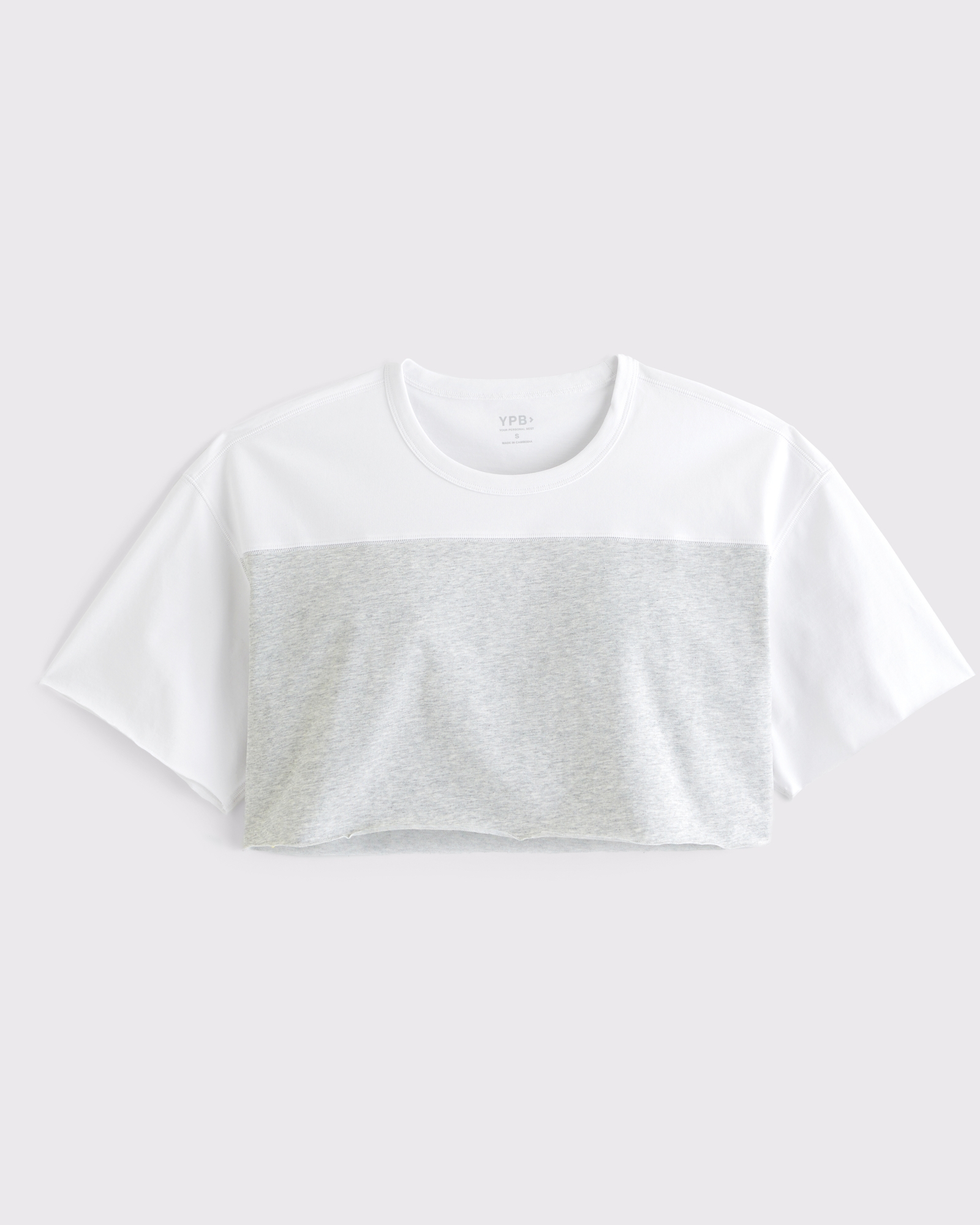 YPB Heavyweight Active Cotton Cropped Tee