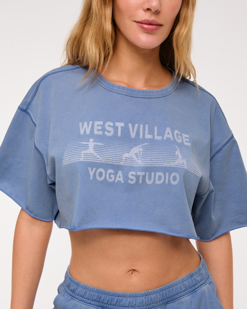 YPB Heavyweight Active Cotton Cropped Tee
