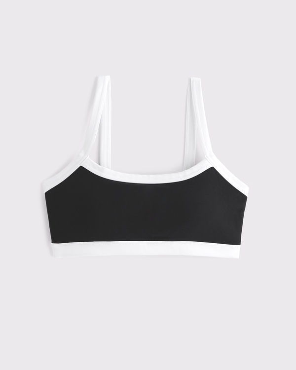 YPB studioFLEX Cami Sports Bra, Black view 1