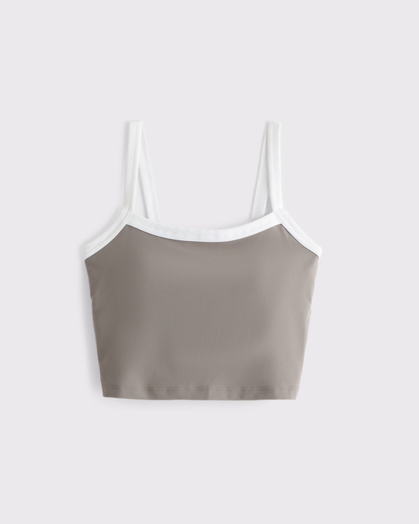 YPB studioFLEX Cami Tank, Taupe view 1