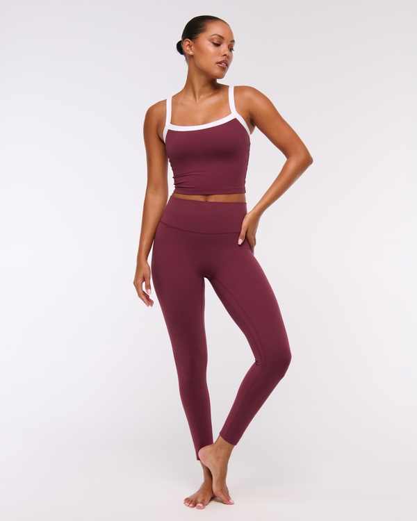 YPB studioFLEX Cami Tank, Maroon view 1
