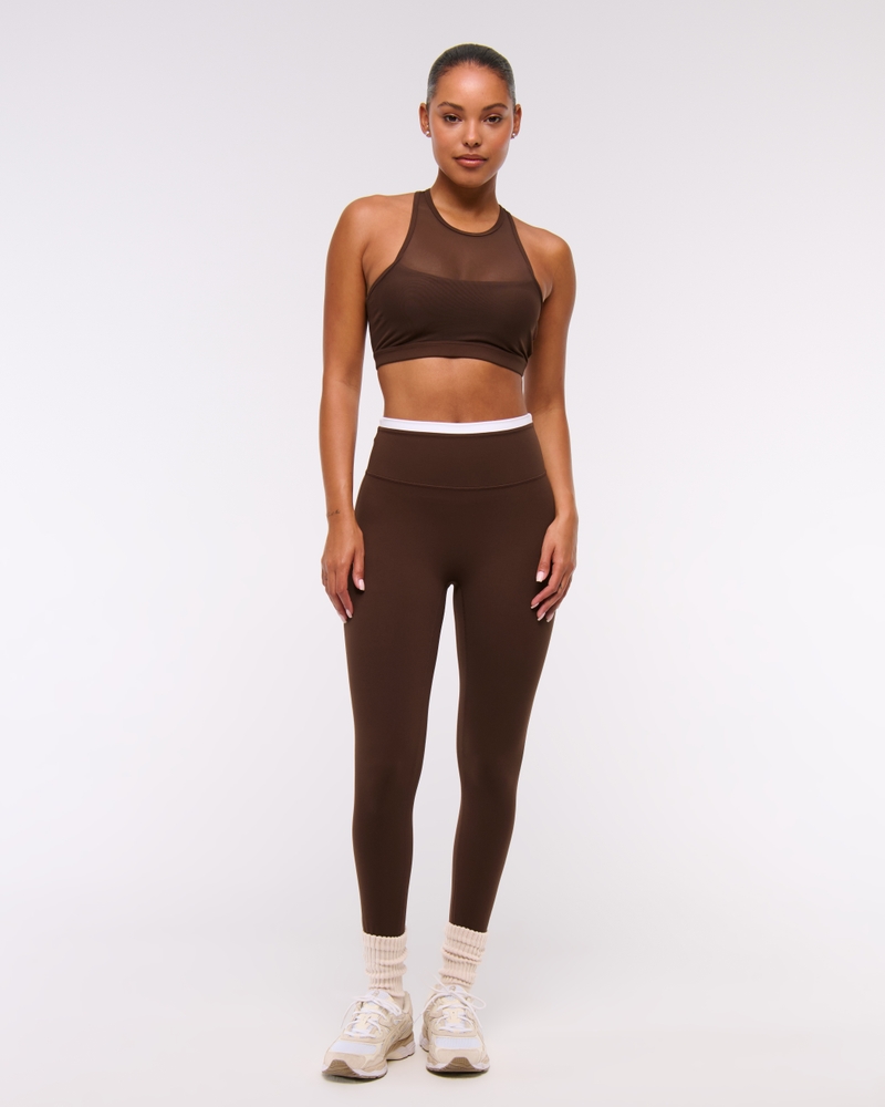 YPB studioFLEX High-Neck Mesh Sports Bra