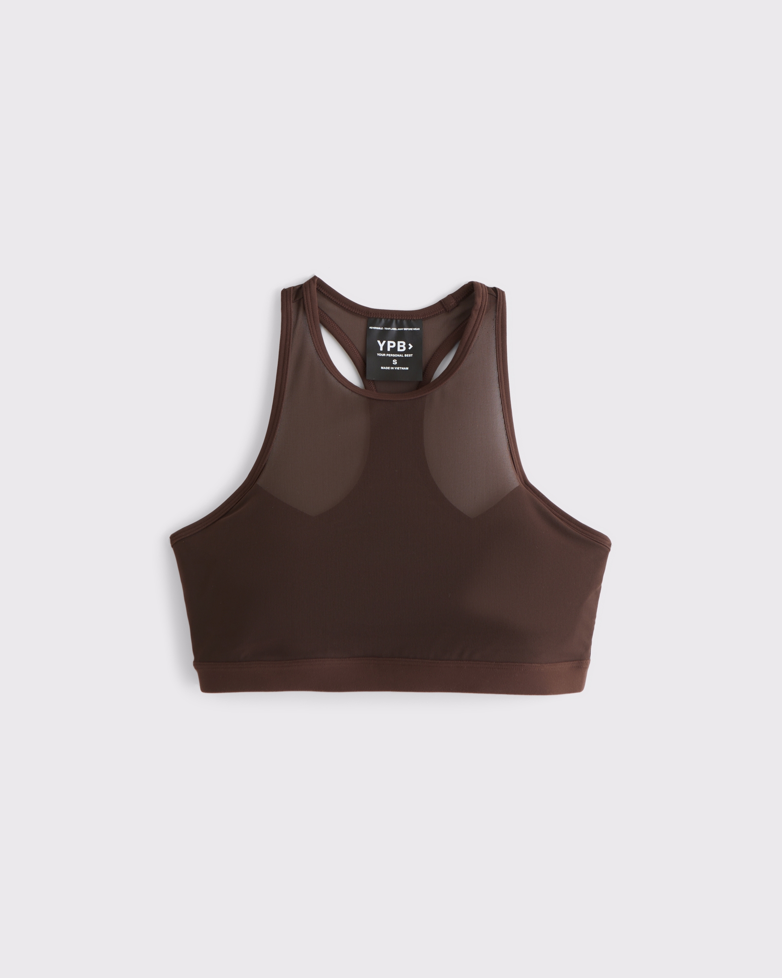 YPB studioFLEX High-Neck Mesh Sports Bra