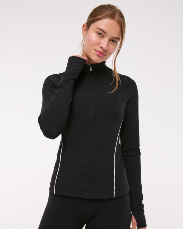 YPB studioFLEX Full-Zip, Black view 1