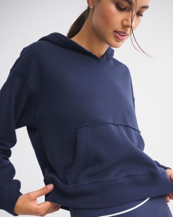 YPB On The Go French Terry Popover, Navy view 1