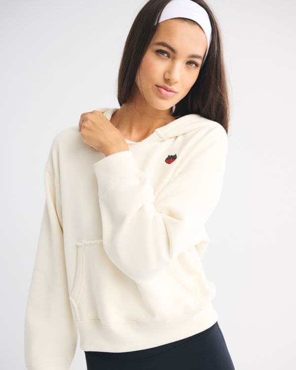 YPB On The Go French Terry Popover, Cream view 2
