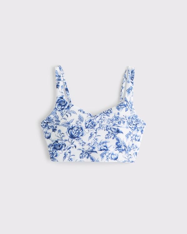 佐藤健 ABYTS BOA MELANGE ARM WAREMRS [BLUE] Women's YPB sculptLUX Sweetheart Sports Bra | Women's Tops