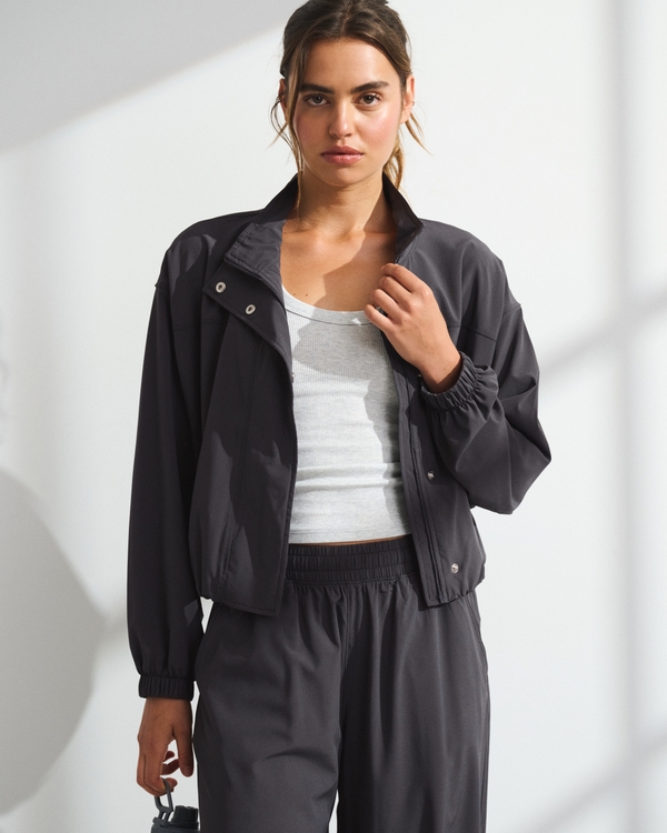 YPB motionTEK Balloon Jacket, Charcoal view 2