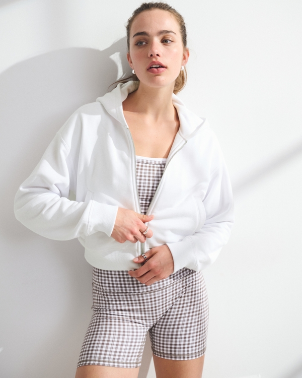 YPB On The Go 6AM Full-Zip Hoodie, White view 2