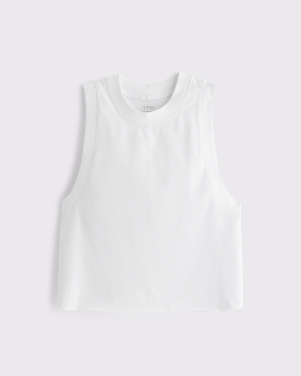 efu EATHER SLEEVELESS TOP ホワイトF Women's YPB Easy Tank | Women's Tops | Abercrombie.com
