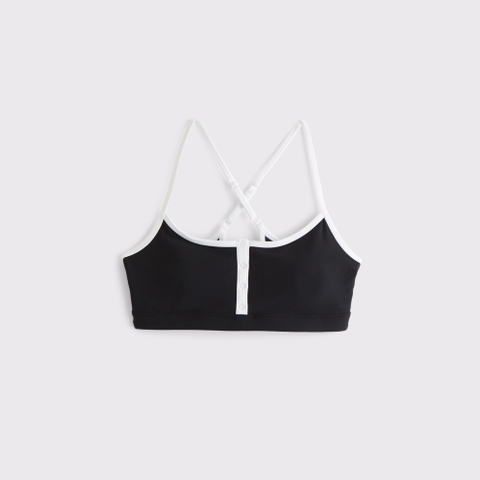 Спортивное бра YPB, с планкой на пуговицах — Abercrombie & Fitch