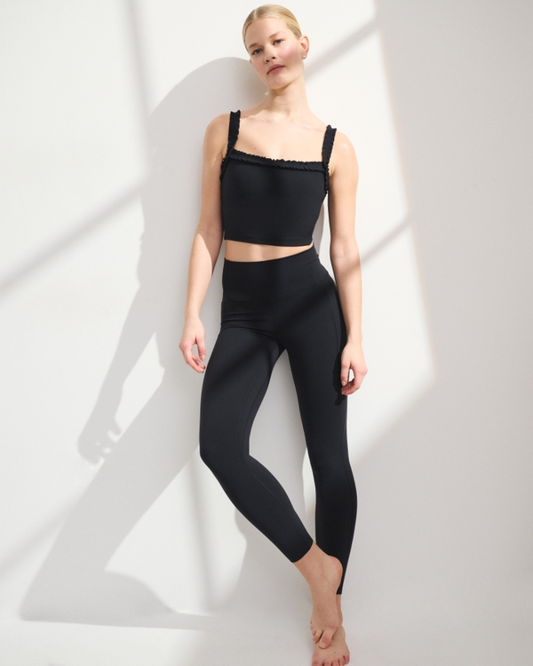 YPB studioFLEX Scrunchie Strap Tank, Black view 2