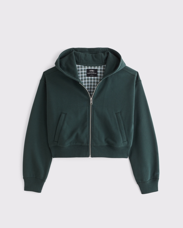 YPB On The Go 6AM Full-Zip Hoodie, Dark Spruce view 1