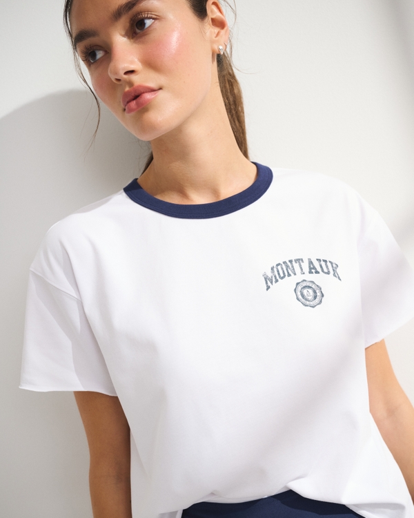 YPB On The Go Graphic Tee, White view 2