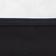 black with white band