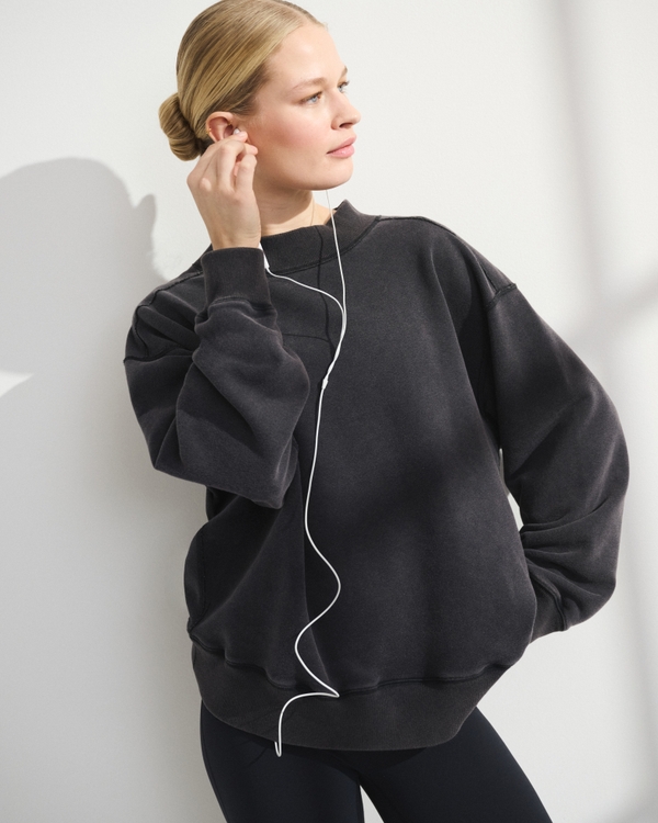 YPB On The Go Mockneck, Black view 1