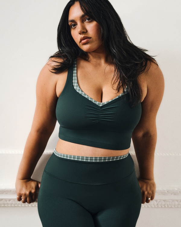 YPB studioFLEX Double-Layered Tank, Dark Spruce Check view 1