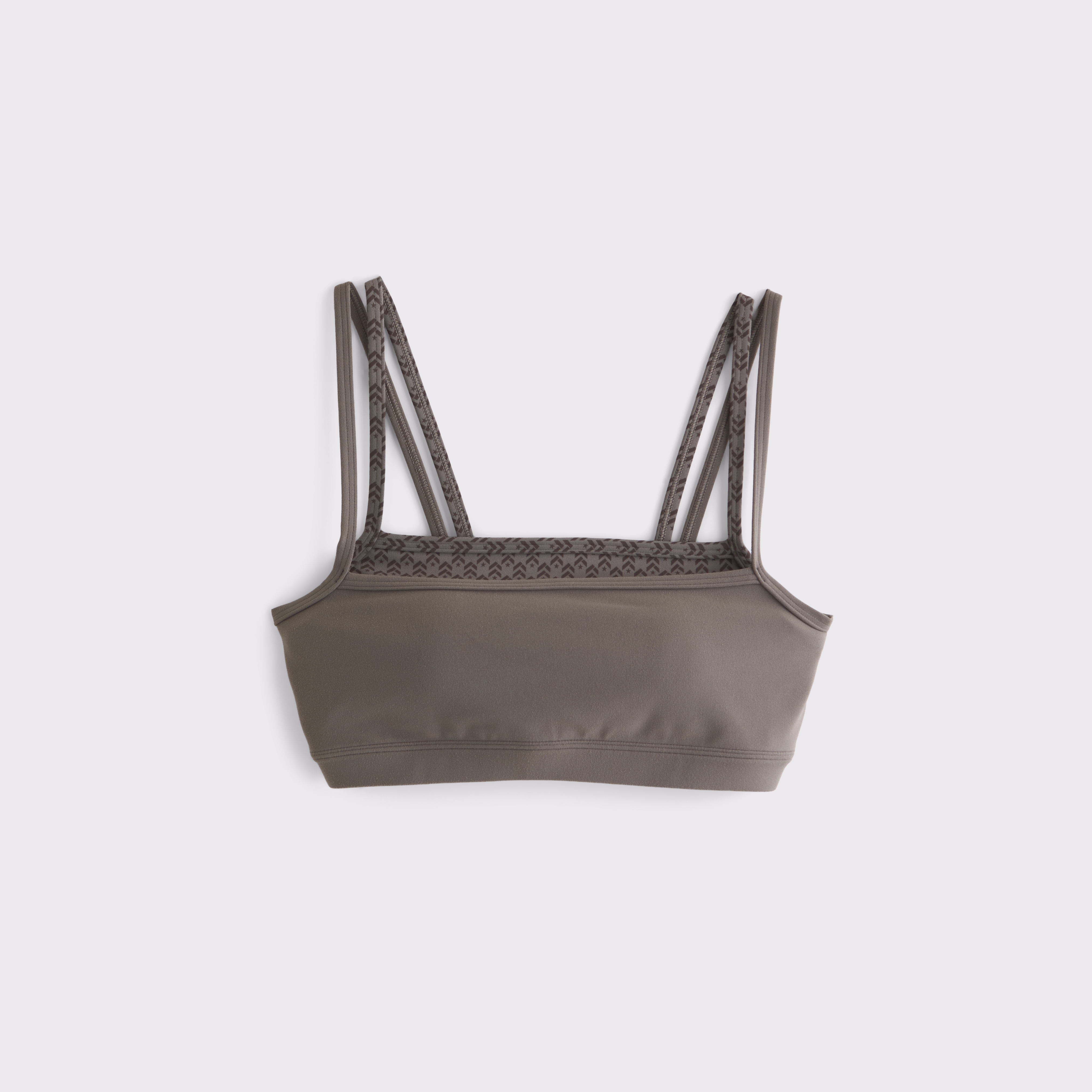 Спортивное бра YPB Barry's Double-Layered — Abercrombie & Fitch, цвет: Серо-коричневый — фото 1