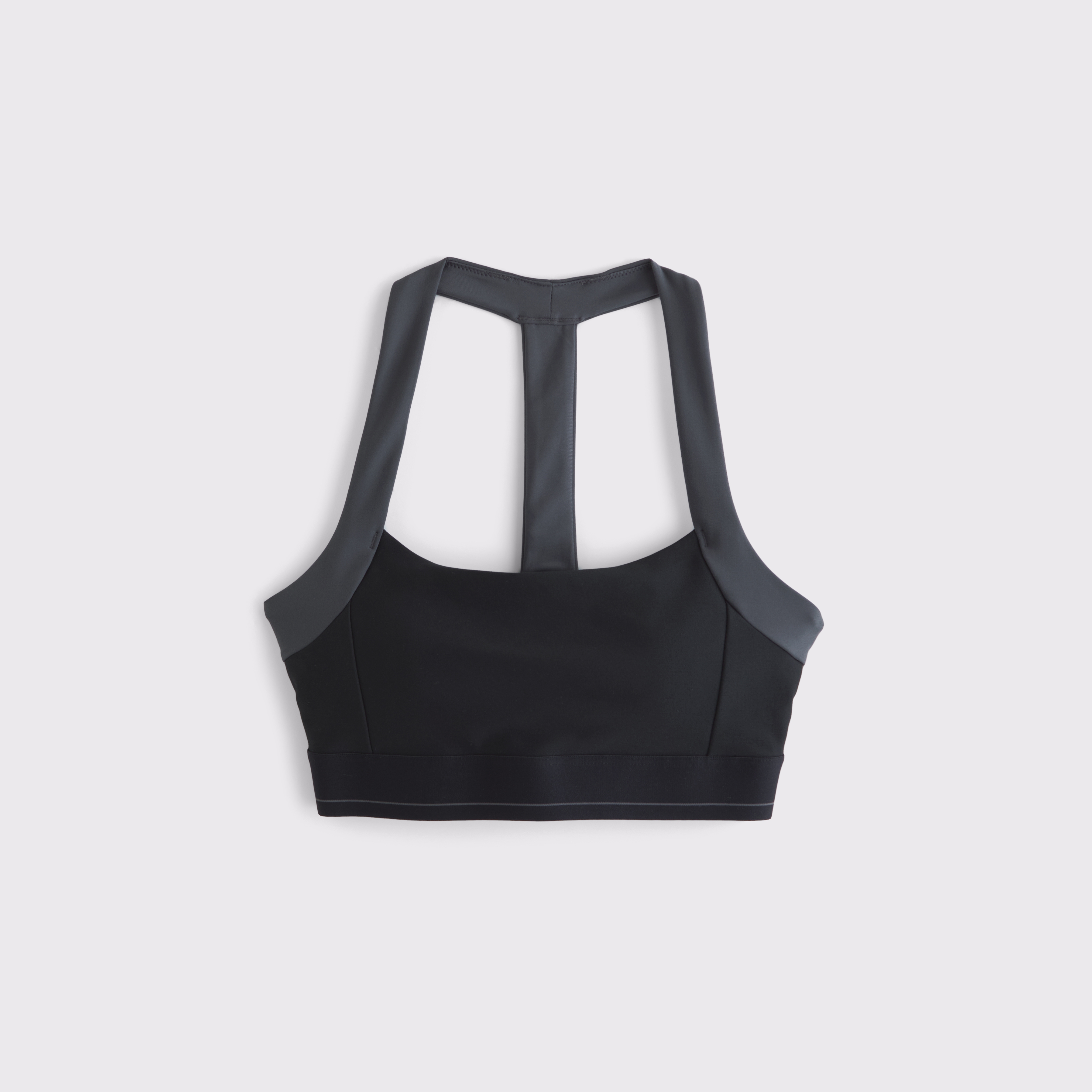 Спортивное бра YPB Barry's T-Back — Abercrombie & Fitch, цвет: Чёрный — фото 1