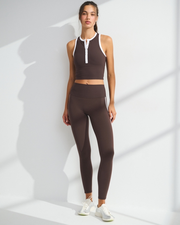 YPB studioFLEX Henley Tank, Coffee view 2